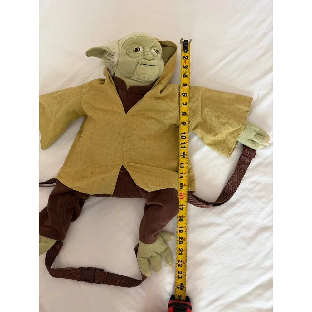 Star Wars Yoda Plush Backpack Comic Images 24 Inch Jedi Master Green Tan Brown